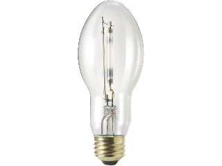 High Pressure Sodium Clear Light Bulb, 100 Watt