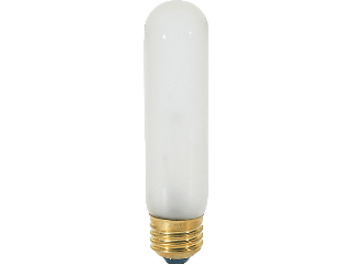 Tubular Frost T10 Light Bulb, 40 Watt