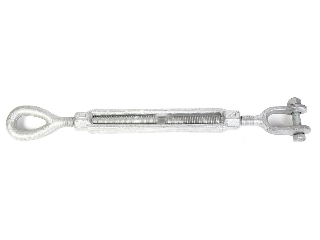 Galvanized Jaw & Eye Turnbuckle 5/8 In x 9 In