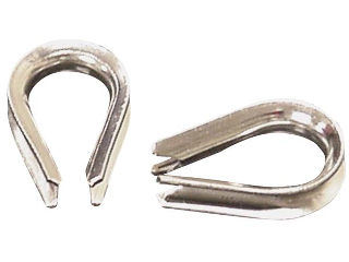 Wire Rope Standard Duty Stainless Steel Thimble (Sizes)