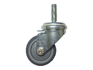 Thermoplastic 2 In x 10 mm Threaded Stem Swivel Caster