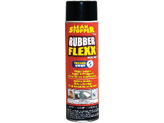 Leak Stopper Black Rubber Flexx Sealant Spray, 18 Oz