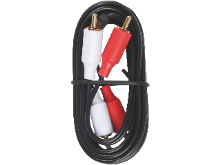 RCA Black Stereo Audio Cable, 6 Ft.