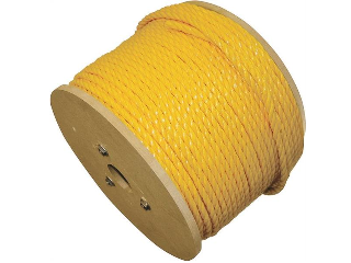 Yellow Polypropylene Rope: CTO (Sizes)