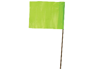 Steel Staff Marking Flag, 21 In