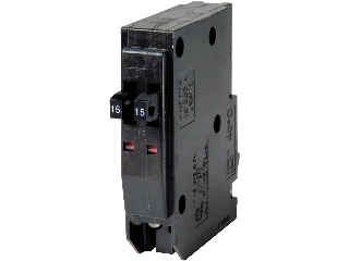 Square D QOT 15A/15A Single-Pole Standard Trip Tandem Circuit Breaker