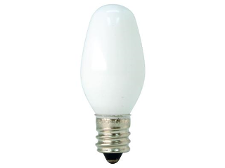 White Nightlight C7 Bulb 7 Watt, 4 Pack