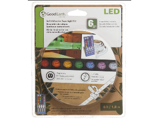 Plug-In Colored LED Cabinet Tape Light (Lengths)