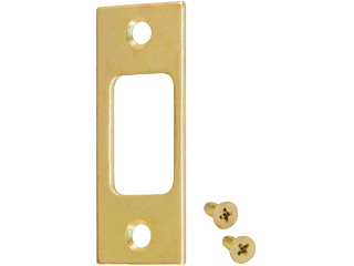 Deadbolt Security Strike Polished Brass, 1 In