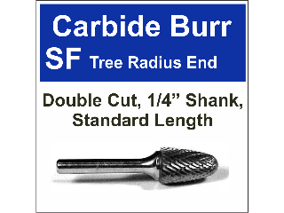 Round Tree Shape Carbide Bur (Sizes)