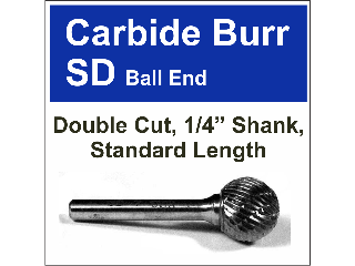 Ball Shape Carbide Bur (Sizes)