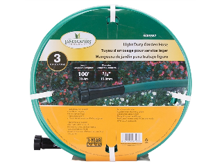 Light Duty Water Hose 5/8 x 100 Ft PVC