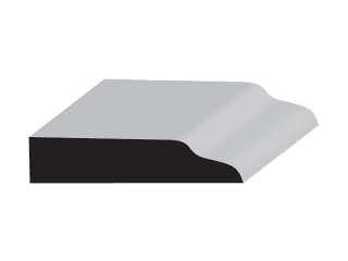 Garage Door Stop 9/16 In x 2-1/8 In x 7 Ft FJ Primed