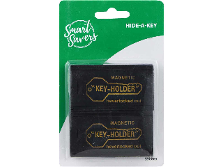 Smart Savers Magnetic Hide-A-Key, 2 Pk