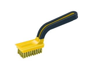 Soft Grip Wide Stainless Stripper Brush, 7 In