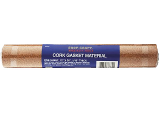 Cork Gasket, 12 In  36 In x 1/16 In