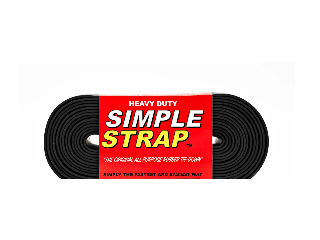 Simple Strap 3MM Heavy Duty Black (1000 PSI)