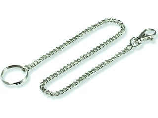 Pocket Chain with Trigger Snap, 18 In