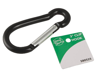 Smart Savers Clip Hook Key Chain, 3 In