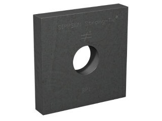 Steel Bearing Plate 3/8 In x 3-1/2 In x 3-1/2 In