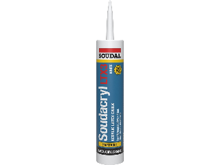 Soudal Acrylic Latex White Caulk