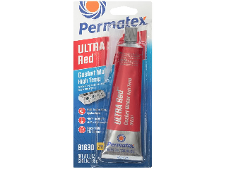 Permatex Ultra Red Hi-Temp Gasket Maker, 3.35 Oz