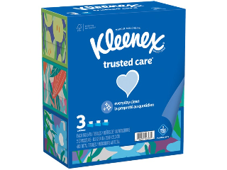 Kleenex Facial Tissue 160 Count 2-Ply White, 3 Pk