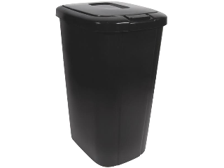 Hefty Touch Top Black Wastebasket, 53 Qt