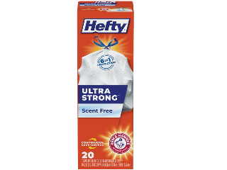 Hefty Ultra Strong Scent Free Tall Kitchen 13 Gallon