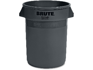 Commercial Gray Trash Can, 32 Ga