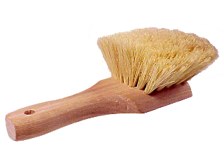 Fender Brush White Tampico Bristles Short Handle