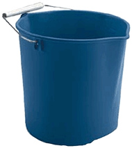 Plastic Bucket 11 Quart Blue