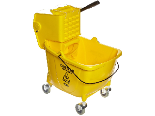 Poly Mop Bucket & Wringer Set Yellow Promo