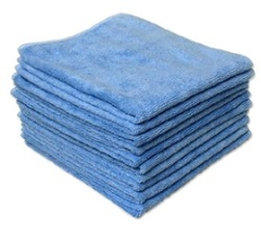 Microfiber Blue Cloth 16 In x 24 In