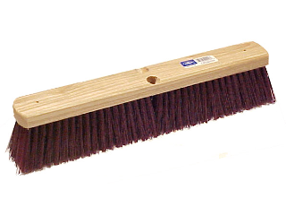 HDX 18 in. Interchangeable Push Broom with Squeegee Blade Head, Black