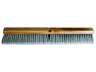 Flagged Tip Floor Broom Head Plastic Bristle 24 In