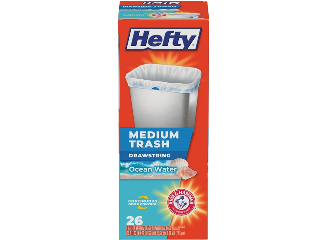 Medium Can Drawstring Trash Bag 8 Ga, 26 Ct