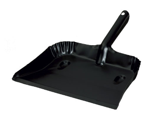 Black Metal Dust Pan 16 In