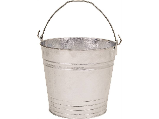 Behrens 1214 Round Galv Steel Utility Pail, 14 Qt