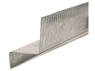 Z-Bar Galvanized Flashing, 5/8 In x 10 Ft