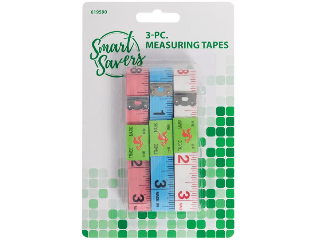 Cloth Measuring Tape 5 Ft, 3 Pc