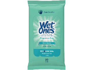 Wet Ones Travel Pack Hand & Face Cleaning Wipes, 20-Count