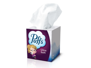 Puffs Ultra Soft Non-Lotion Facial Tissue, 56 Sheet