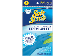 Soft Scrub Premium Fit Cleaning Gloves, Medium