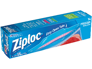 Ziploc Seal Top Bags, Freezer, Gallon - 14 bags