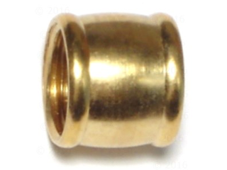 Barrel Coupling, Brass 1/4 In