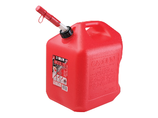 Plastic Gas Can 5 Gallon Red