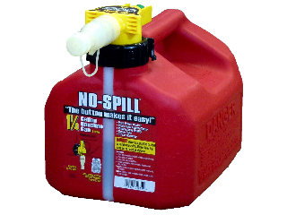 No Spill Gas Can, 1.25 gallon