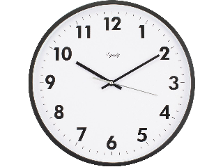 Equity Commercial Battery Wall Clock, 14 In