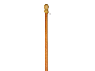 Standard Wood Flag Pole with Knob, 56 In